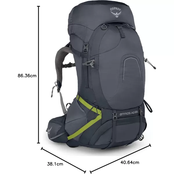 Osprey Atmos AG 65 Mens Backpacking BackpackAbyss Grey