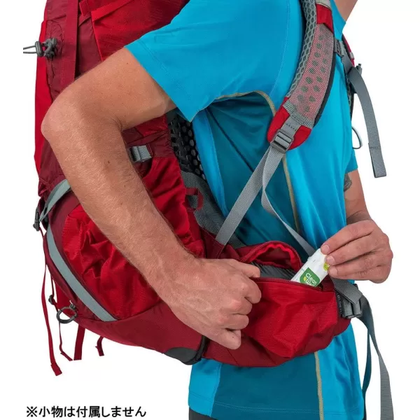 Osprey Atmos AG 65 Mens Backpacking BackpackRigby Red
