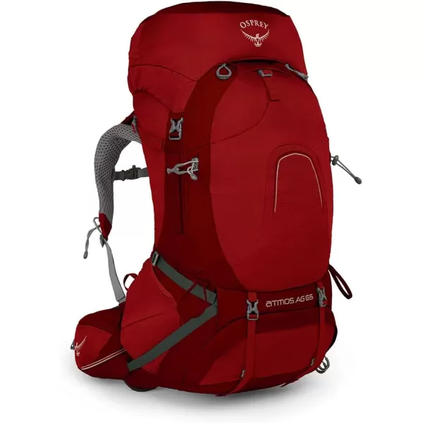 Osprey Atmos AG 65 Mens Backpacking BackpackRigby Red