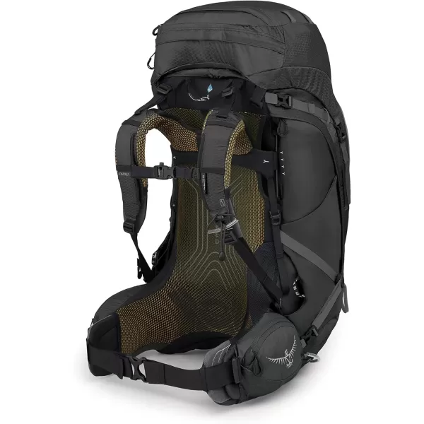 Osprey Atmos AG 65L Mens Backpacking Backpack Venturi Blue SMBlack