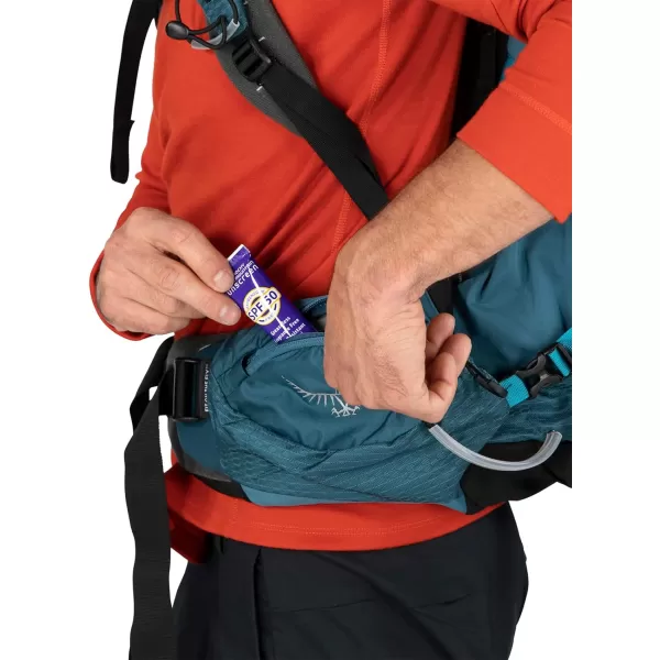 Osprey Atmos AG 65L Mens Backpacking Backpack Venturi Blue SMVenturi Blue