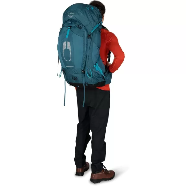 Osprey Atmos AG 65L Mens Backpacking Backpack Venturi Blue SMVenturi Blue