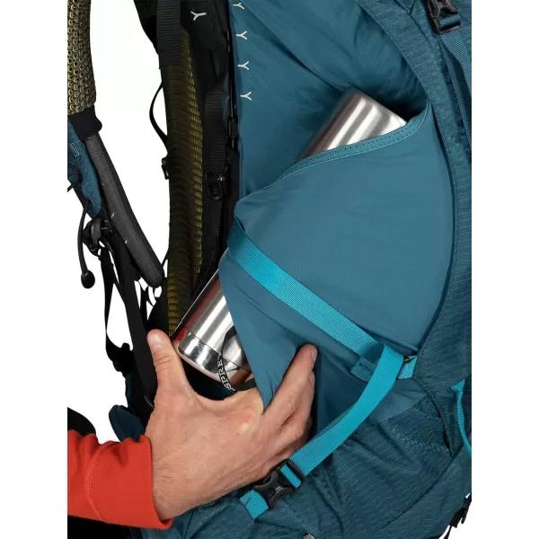 Osprey Atmos AG 65L Mens Backpacking Backpack Venturi Blue SMVenturi Blue