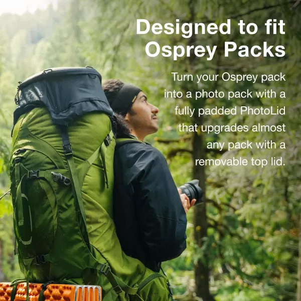 Osprey Camera PhotoLid Charcoal Grey