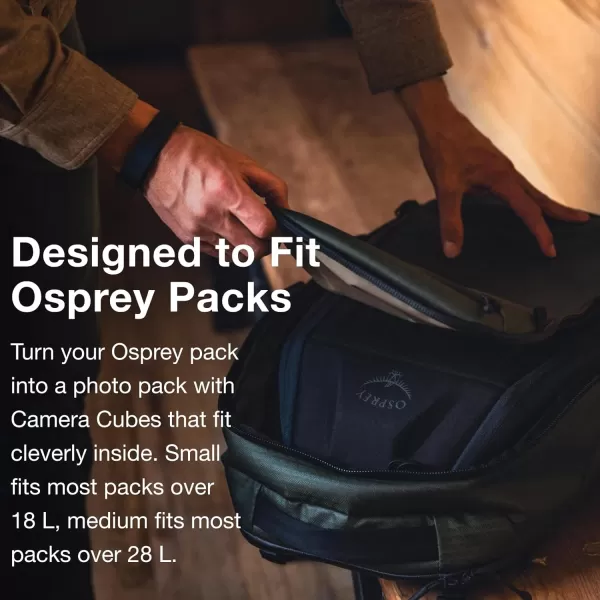 Osprey Camera Storage Cube Charcoal Grey SmallSmall