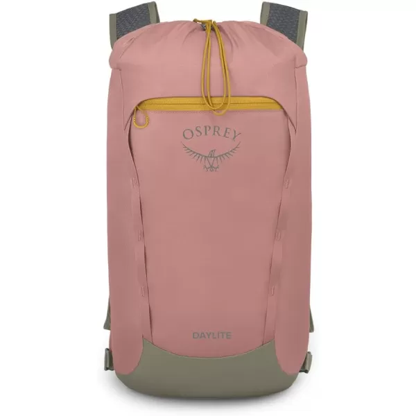 Osprey Daylite Cinch Backpack Blue SpikemossAlkalineAsh Blush PinkEarl Grey