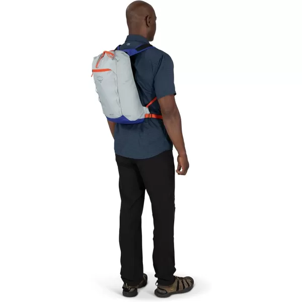 Osprey Daylite Cinch Backpack Blue SpikemossAlkalineAsh Blush PinkEarl Grey