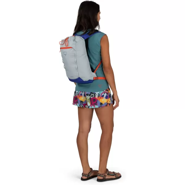 Osprey Daylite Cinch Backpack Blue SpikemossAlkalineAsh Blush PinkEarl Grey