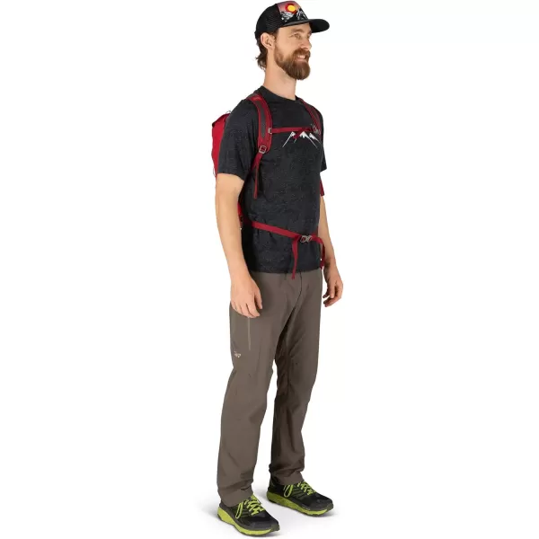 Osprey Daylite Cinch Backpack Blue SpikemossAlkalineCosmic Red
