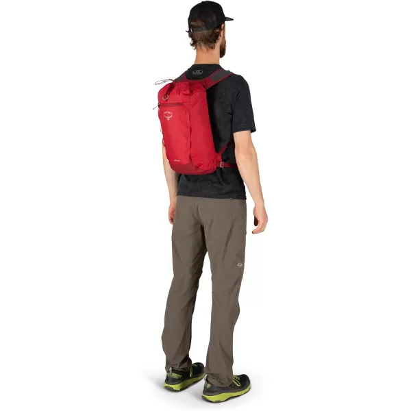 Osprey Daylite Cinch Backpack Blue SpikemossAlkalineCosmic Red