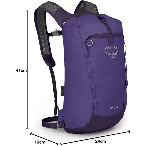 Osprey Daylite Cinch Backpack Blue SpikemossAlkalineDream Purple