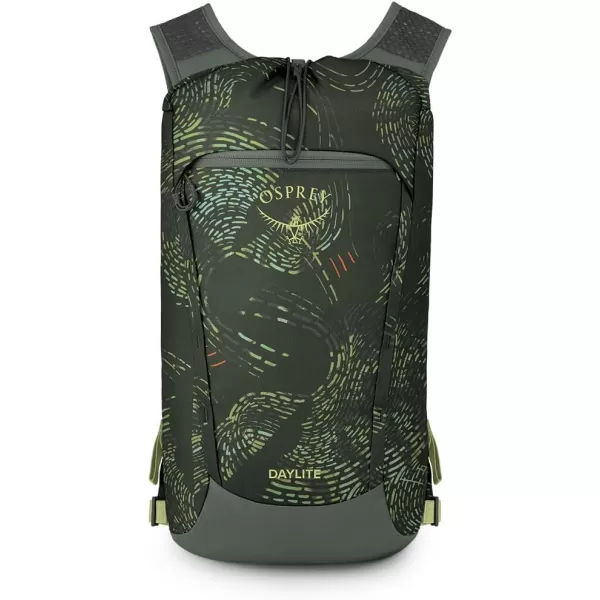 Osprey Daylite Cinch Backpack Blue SpikemossAlkalineRattan PrintRocky Brook