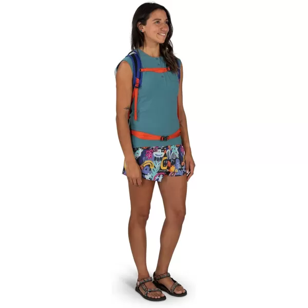 Osprey Daylite Cinch Backpack Blue SpikemossAlkalineTie Dye Print
