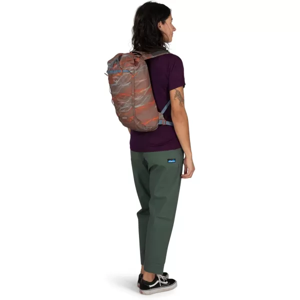 Osprey Daylite Cinch Backpack Blue SpikemossAlkalineTumbleweed YellowTunnel Vision