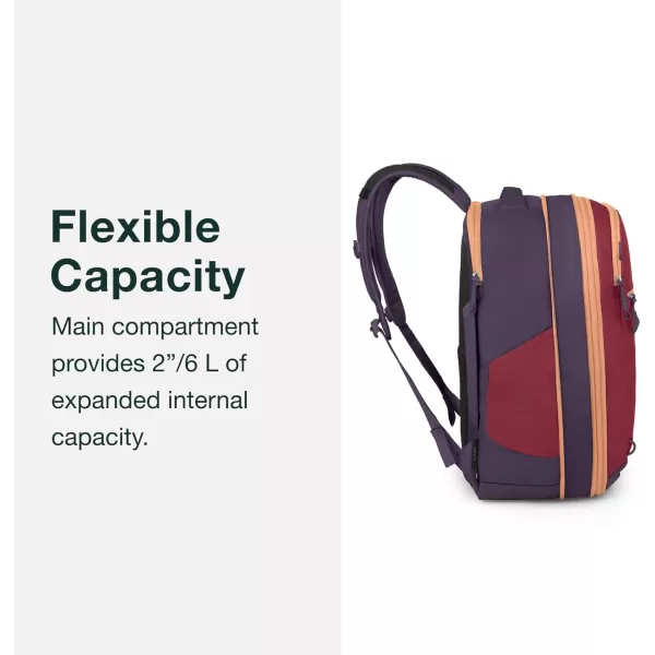 Osprey Daylite Expandable 266 Travel Pack Blue SpikemossAlkalineTumbleweed YellowTunnel Vision