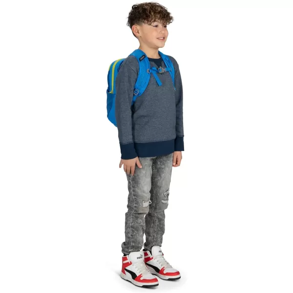 Osprey Daylite Jr Kids Commuter Backpack Space Travel PrintAntique BlueAlpin BlueBlue Flame