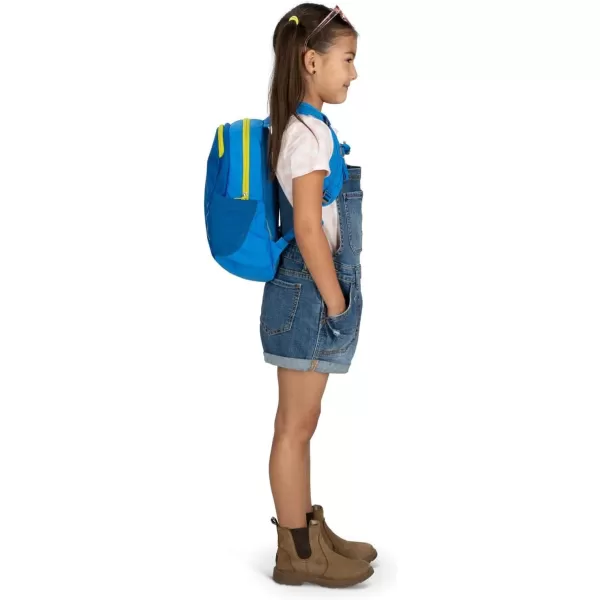 Osprey Daylite Jr Kids Commuter Backpack Space Travel PrintAntique BlueAlpin BlueBlue Flame