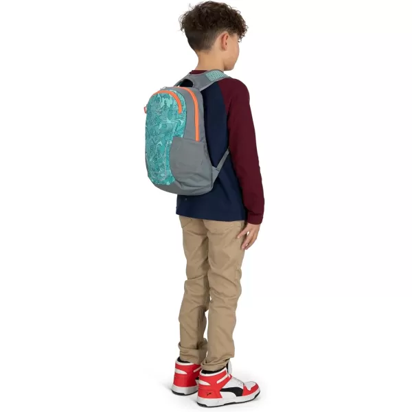 Osprey Daylite Jr Kids Commuter Backpack Space Travel PrintAntique BlueEnjoy Outside PrintGrey Area