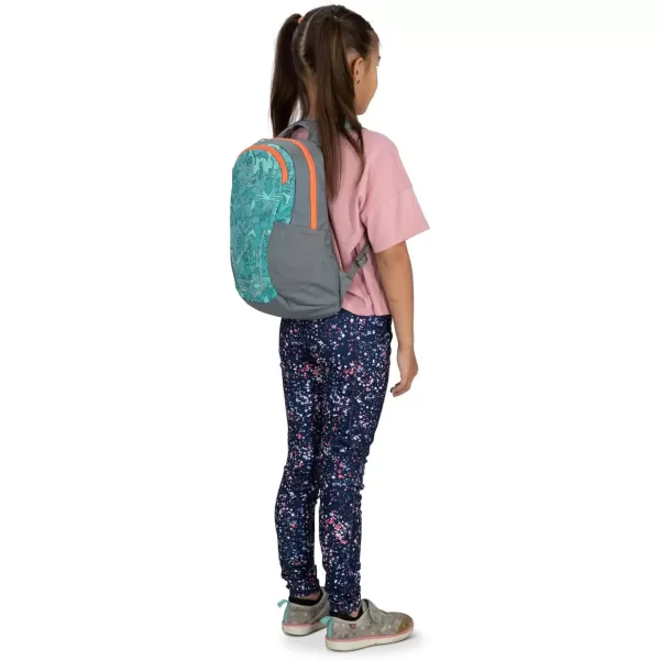 Osprey Daylite Jr Kids Commuter Backpack Space Travel PrintAntique BlueEnjoy Outside PrintGrey Area