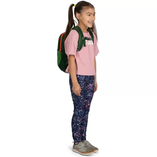 Osprey Daylite Jr Kids Commuter Backpack Space Travel PrintAntique BlueGreen CanopyGreen Belt