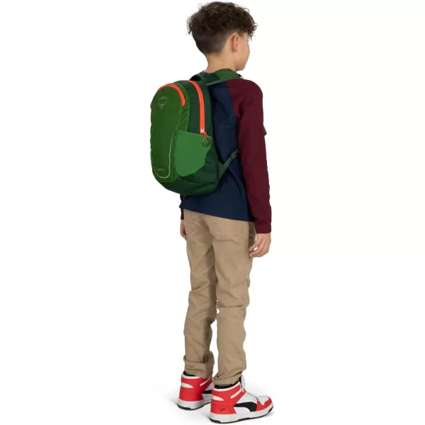 Osprey Daylite Jr Kids Commuter Backpack Space Travel PrintAntique BlueGreen CanopyGreen Belt