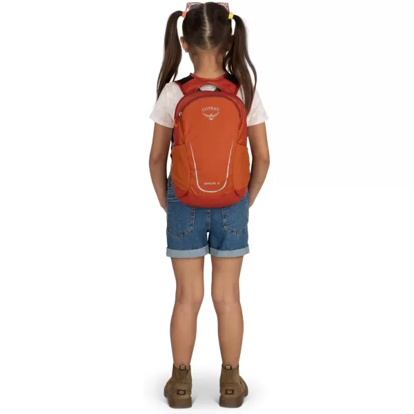 Osprey Daylite Jr Kids Commuter Backpack Space Travel PrintAntique BlueOrange DawnBazan