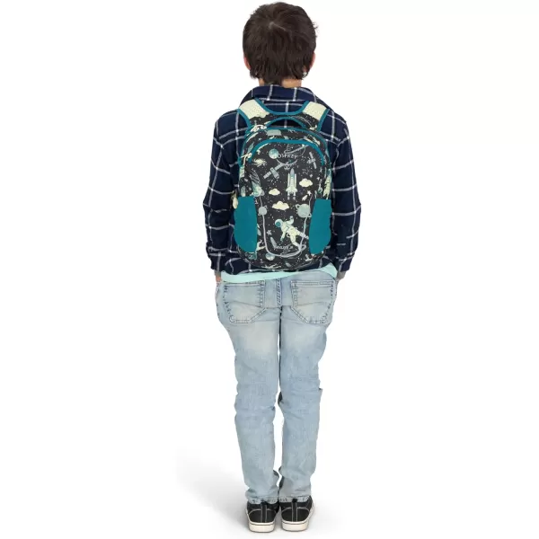 Osprey Daylite Jr Kids Commuter Backpack Space Travel PrintAntique BlueSpace Travel PrintAntique Blue