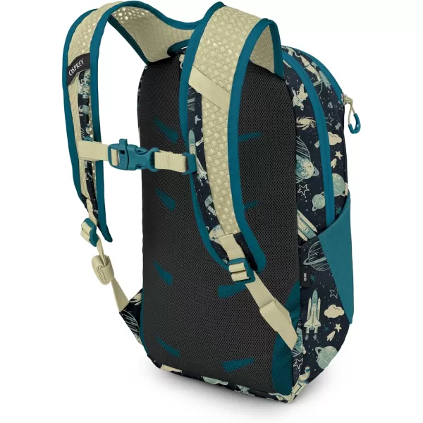 Osprey Daylite Jr Kids Commuter Backpack Space Travel PrintAntique BlueSpace Travel PrintAntique Blue