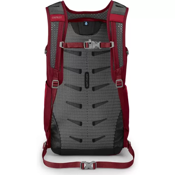 Osprey Daylite Plus Commuter Backpack BlackCosmic Red