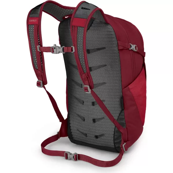 Osprey Daylite Plus Commuter Backpack BlackCosmic Red