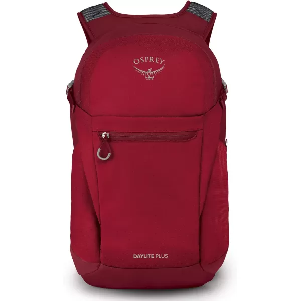 Osprey Daylite Plus Commuter Backpack BlackCosmic Red