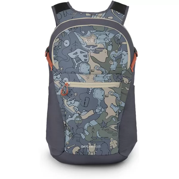 Osprey Daylite Plus Commuter Backpack BlackEnjoy Outside Print