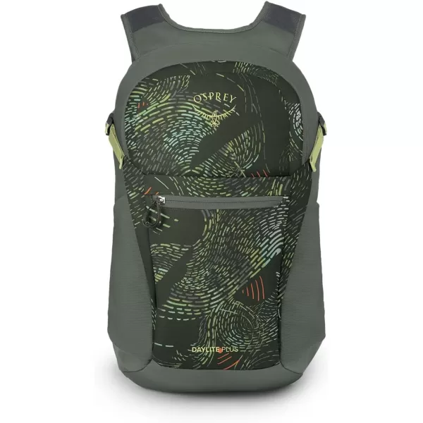 Osprey Daylite Plus Commuter Backpack BlackRattan PrintRocky Brook