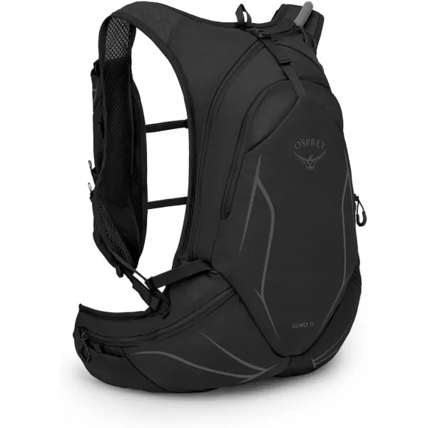 Osprey Duro 15L Mens Running Hydration Vest with Hydraulics ReservoirDark Charcoal Grey