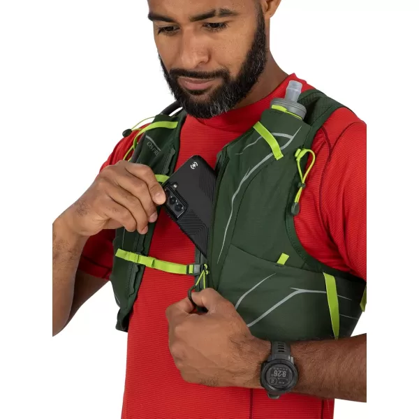 Osprey Duro 15L Mens Running Hydration Vest with Hydraulics ReservoirPhantom GreyToffee Orange