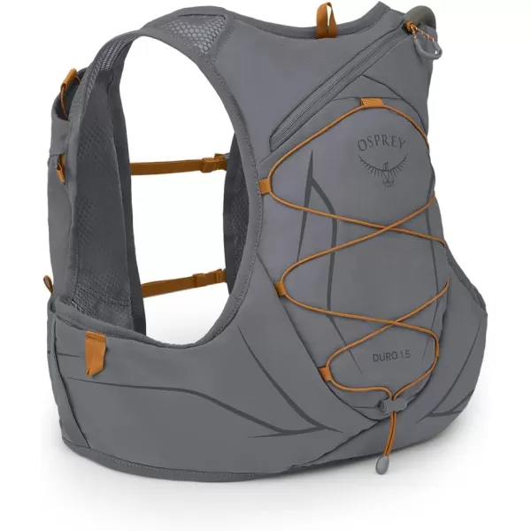 Osprey Duro 15L Mens Running Hydration Vest with Hydraulics ReservoirPhantom GreyToffee Orange