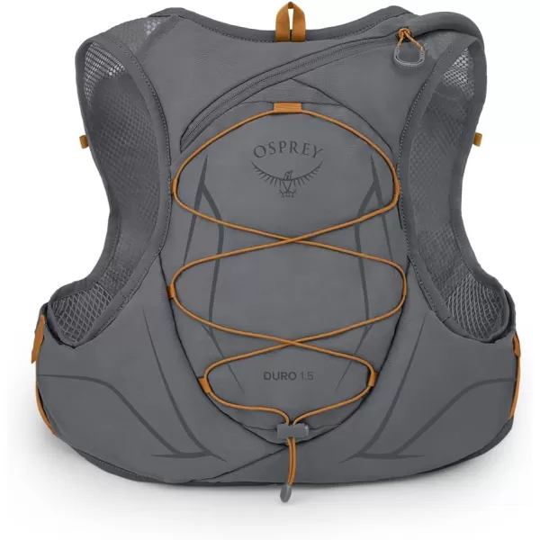 Osprey Duro 15L Mens Running Hydration Vest with Hydraulics ReservoirPhantom GreyToffee Orange