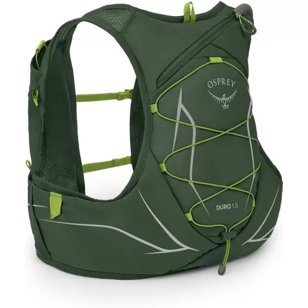 Osprey Duro 15L Mens Running Hydration Vest with Hydraulics ReservoirSeaweed GreenLimon
