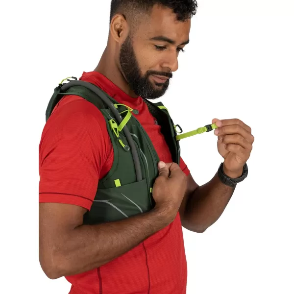 Osprey Duro 15L Mens Running Hydration Vest with Hydraulics ReservoirSeaweed GreenLimon