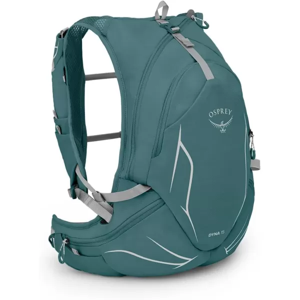 Osprey Dyna 15L Womens Running Hydration Vest with Hydraulics ReservoirCascade BlueSilver Lining