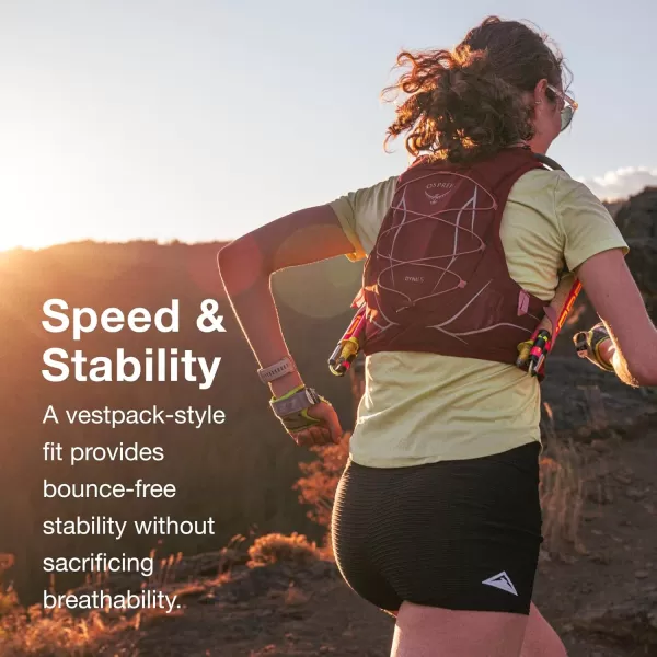 Osprey Dyna 15L Womens Running Hydration Vest with Hydraulics ReservoirKakio Pink