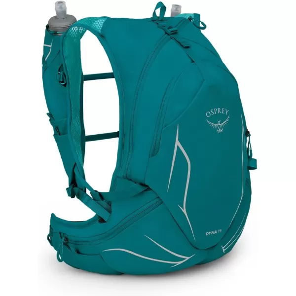 Osprey Dyna 15L Womens Running Hydration Vest with Hydraulics ReservoirVerdigris Green