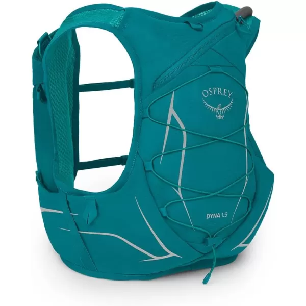 Osprey Dyna 15L Womens Running Hydration Vest with Hydraulics ReservoirVerdigris Green