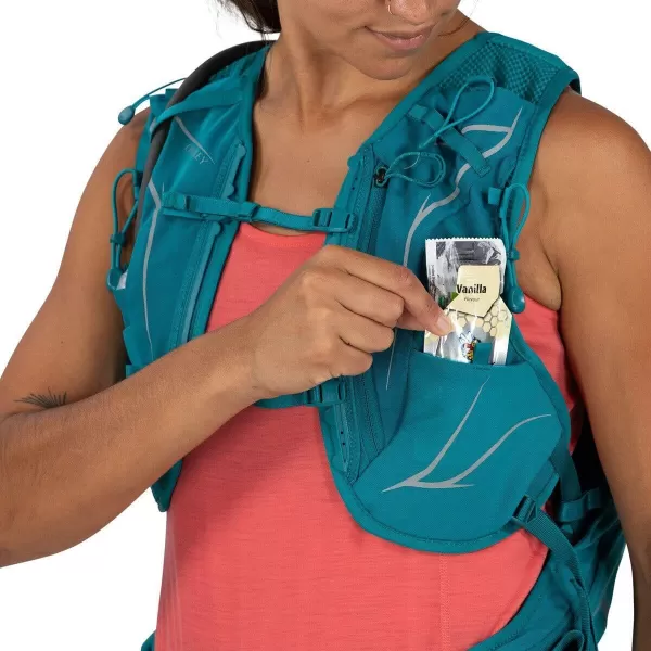 Osprey Dyna 15L Womens Running Hydration Vest with Hydraulics ReservoirVerdigris Green