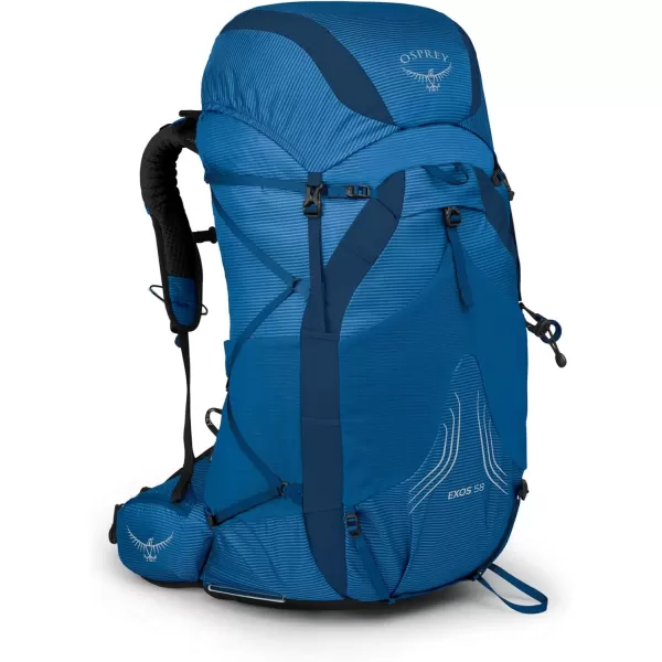 Osprey Exos 58 Mens Ultralight Backpacking BackpackBlue Ribbon