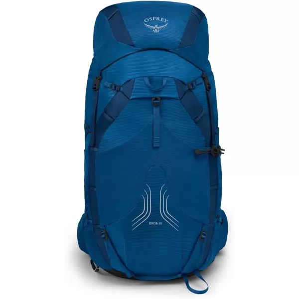 Osprey Exos 58 Mens Ultralight Backpacking BackpackBlue Ribbon