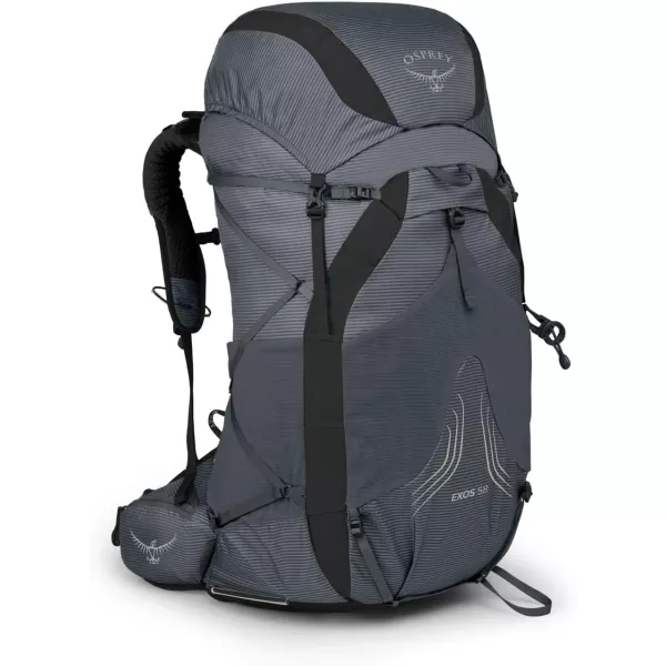 Osprey Exos 58 Mens Ultralight Backpacking BackpackTungsten Grey
