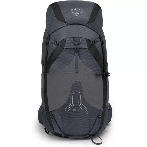 Osprey Exos 58 Mens Ultralight Backpacking BackpackTungsten Grey