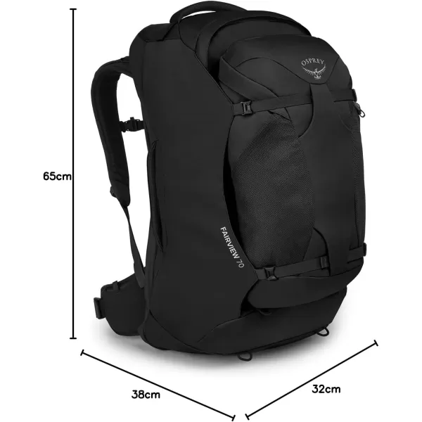 Osprey Fairview 55L Womens Travel Backpack BlackBlack