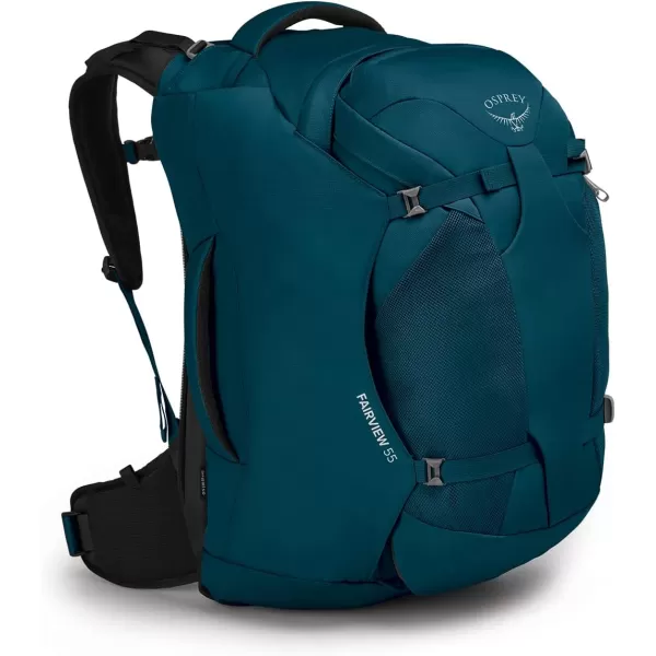 Osprey Fairview 55L Womens Travel Backpack BlackNight Jungle Blue